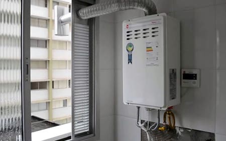 Adequação da chaminé do aquecedor