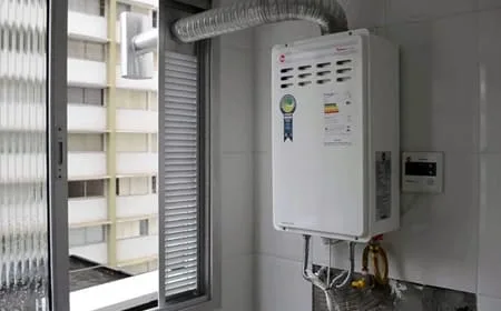 Adequação da chaminé do aquecedor